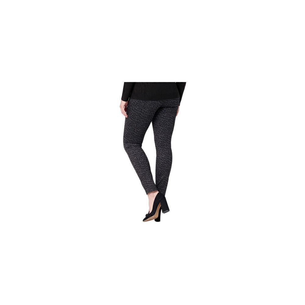 NYDJ Lift Tuck Technology Jodie Ponte Knit Animal Print Legging Pants‎ Size 10 - Picture 10 of 11